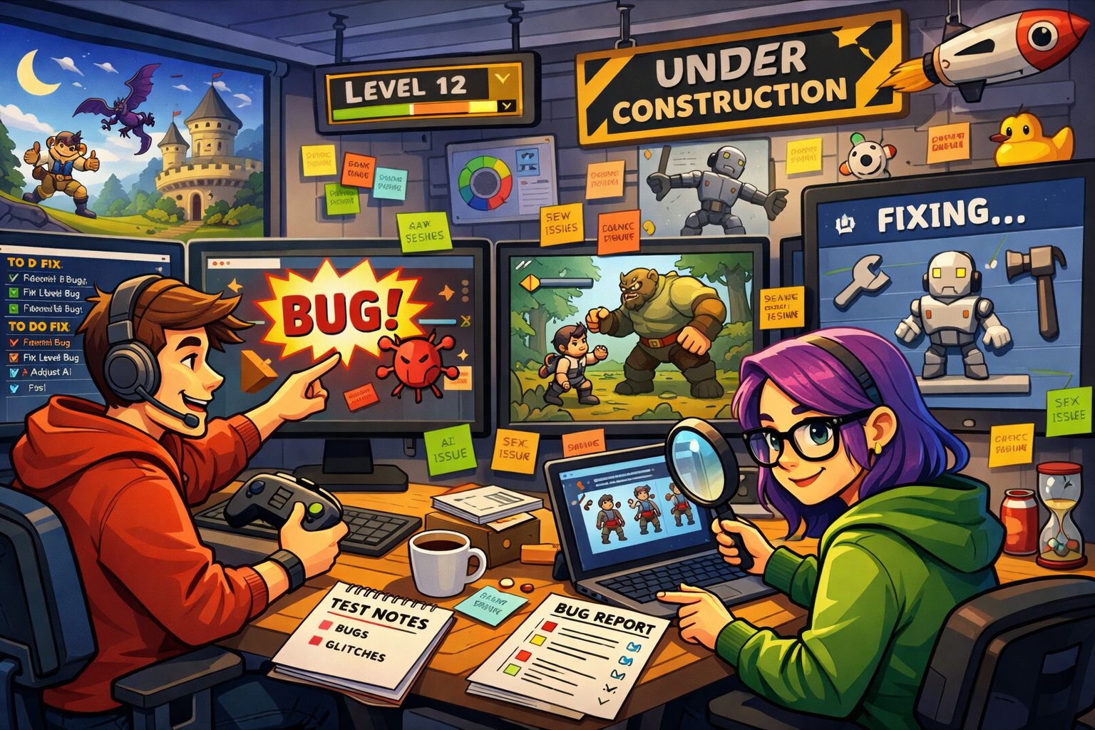 Professional game design and mechanics development